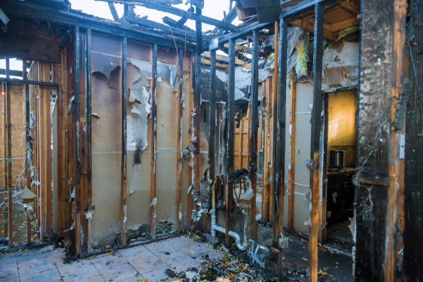 Professional Emergency Fire Cleanup technician working in Englishtown, NJ